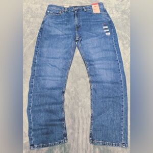 Levi's Straight-Leg Blue Denim Jeans